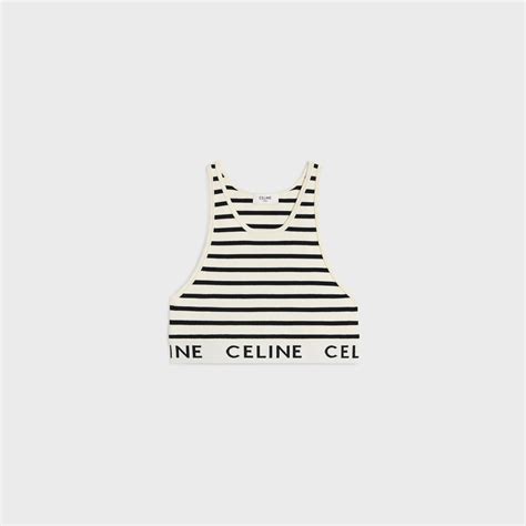 celine knit bra|CELINE BRA IN ATHLETIC KNIT .